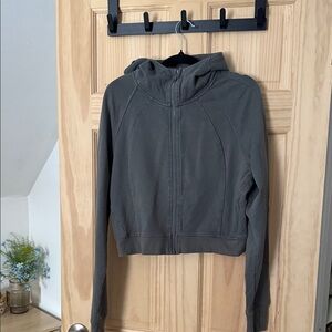 CRZ YOGA Women's Gray Bomber Jacket